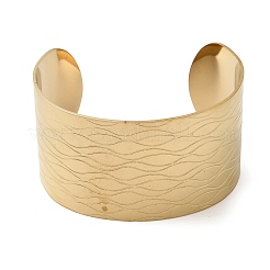 Manschettenarmbänder aus chirurgischem Edelstahl 316l&nbsp;BJEW-D454-01D-G