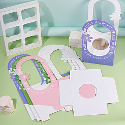 6 ensemble de 3 paniers d'emballage en papier pour fleurs de couleurs différentes&nbsp;CON-TA0001-40