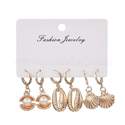 Ohrhänger aus einer Legierung mit Hebelverschluss&nbsp;EJEW-B159-03G