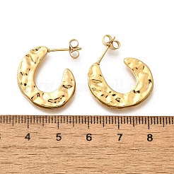 Orecchini a bottone in acciaio inossidabile 304 per donna&nbsp;EJEW-L296-080G