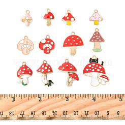 36pcs 12 Arten Legierungsanhänger&nbsp;ENAM-FS0003-66