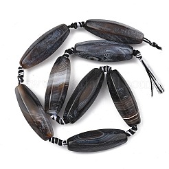 Naturbrand Knistern Achat Perlen Stränge&nbsp;GG-T001-01B