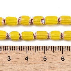 Handgefertigte Stränge ovaler Millefiori-Glasperlen&nbsp;LK-Z001-02A-03