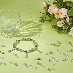 100 pz 2 stili pendenti in lega di zinco in stile tibetano&nbsp;TIBEP-DC0001-48