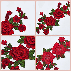 Polyester Sticktuch Aufbügeln/Aufnähen&nbsp;PATC-ME0001-06