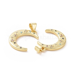 Colgante micropavé cubic zirconia de latón&nbsp;ZIRC-P106-03G