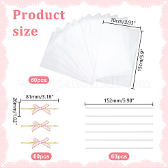 60 pieza de palitos de papel&nbsp;DIY-AR0005-45