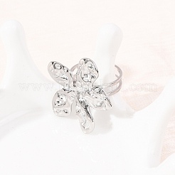 Bagues ouvertes en acier inoxydable 304 pour femmes&nbsp;RJEW-C162-01A-P
