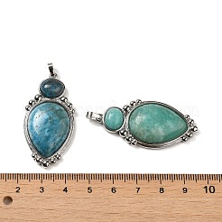 Pendentifs en pierres gemmes mélangées&nbsp;G-C096-04P