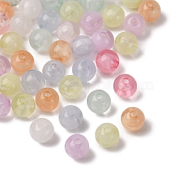 Leuchtende transparente Acrylperlen LACR-S001-12-8mm