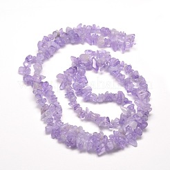 Natürliche Lavendel-Amethyst-Chip-Perlenstränge&nbsp;G-M205-35