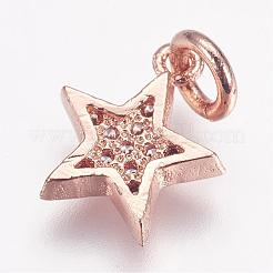 Ottone micro spianare fascino zirconi&nbsp;ZIRC-G087-35RG
