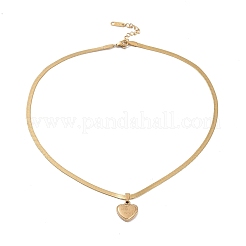 Collares de cadena de serpiente de acero inoxidable 304 con revestimiento iónico (IP)&nbsp;NJEW-G081-12G