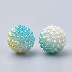 Perles acryliques de perles d'imitation&nbsp;OACR-T004-10mm-05