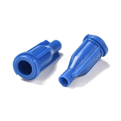 Bouchon en plastique olycraft, embouts de seringue, bleuet, 17x7.5mm, diamètre intérieur: 4 mm, 300 pcs / boîte
