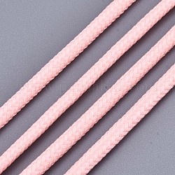 Leuchtende geflochtene Polyesterschnüre, rosa, 3 mm, über 100 yard / Bündel (91.44 m / Bündel)
