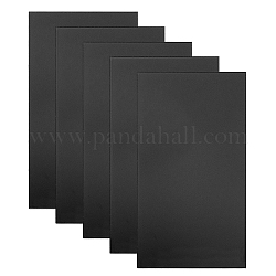 Benecreat Rechteck Acrylplatte, für Tischständer, Schwarz, 90x50x4 mm