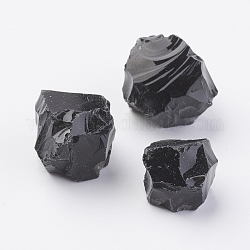 Decoraciones de la pantalla de obsidiana natural en bruto en bruto, pepitas, 12~24x11~24x9~22mm