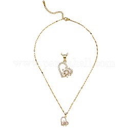 Вращающиеся ожерелья с подсолнухами из титановой стали, Регулируемое кубическое циркониевое ожерелье с подвеской в виде сердца, ювелирные изделия для влюбленных, подарки для женщин, золотые, 14.96 дюйм (38 см)