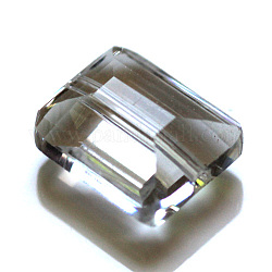 Imitation österreichischen Kristallperlen, Klasse aaa, facettiert, Rechteck, Transparent, 10x12x5.5 mm, Bohrung: 0.9~1 mm