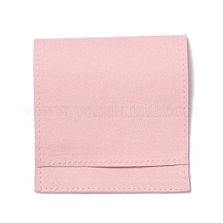 Bolsas de embalaje de regalo de microfibra, bolsa de joyería, rosa, 15.5x8.3x0.1 cm