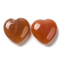 Натуральные лечебные камни сердолик, сердце любовь камни, Карманные пальмовые камни для развития Рейки, 30x30x11.5~12.5 мм