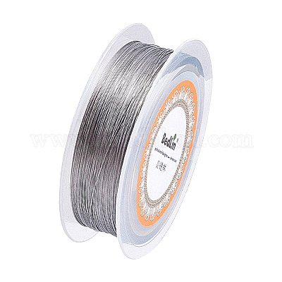 Unicraftale 100m 0.3mm diamètre fil d'acier artisanat fil flexible