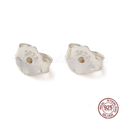 925 Reibungsohrmutter aus Sterlingsilber&nbsp;STER-G041-02B-1