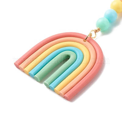 24 Ciondoli Arcobaleno EIHI - Set Charms Per Braccialetti, Collane, Portachiavi Fai Da Te - Foto 12