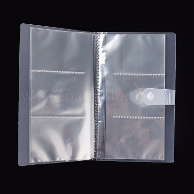 Wholesale Transparent PVC Jewelry Organizer Storage Book with 160 Slots 