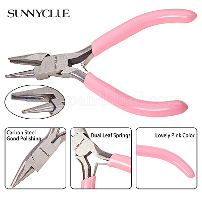 5 1/2 Inch Nylon Flat Jaw Pliers with Replacement Jaws: Wire Jewelry, Wire  Wrap Tutorials