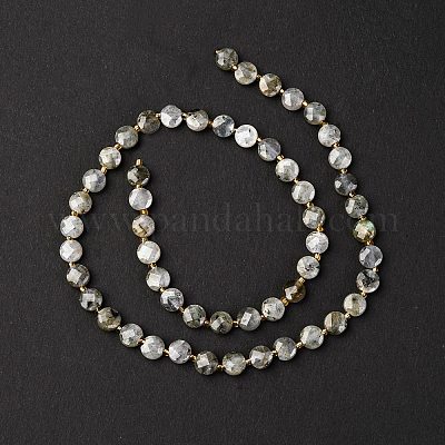 Natur Labradorit Perlen Stränge&nbsp;G-K389-B66-01-1