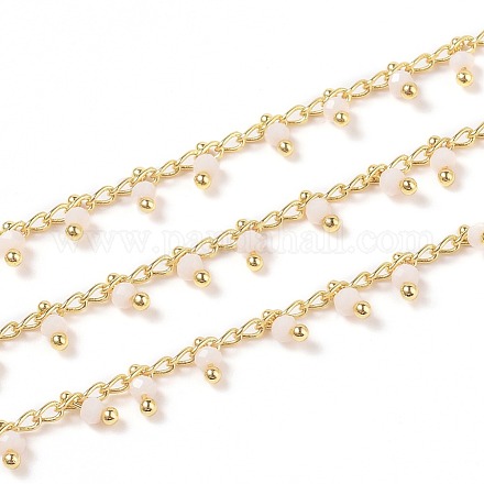 Chaînes de perles de verre faites à la main de 3.28 pied X-CHC-K008-B02-1