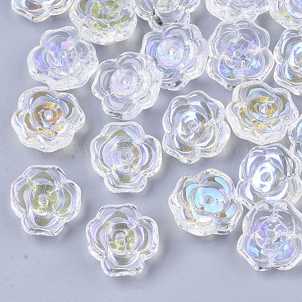Perles en verre transparentes EGLA-YW0001-63-1