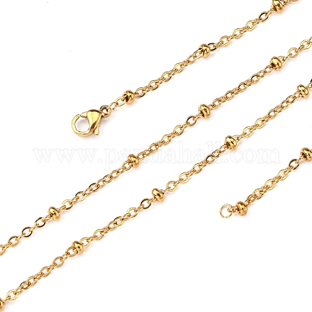304 Edelstahl-Kabelketten Halsketten NJEW-PH01139-01-1