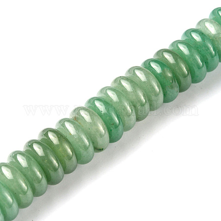 Verde naturale perline avventurina fili G-F743-01C-02-1