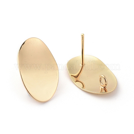 Brass Ear Stud Components X-KK-T035-04-1