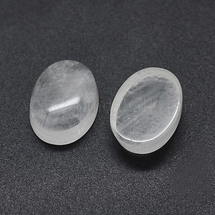 Cabochons en cristal de quartz naturel G-O175-30B-03-1