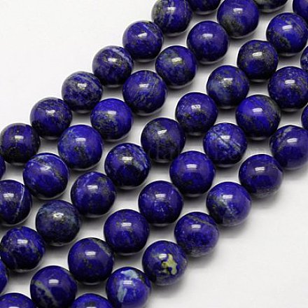 Natural Lapis Lazuli Beads Strands G-G423-14mm-AB-1