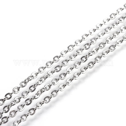 3.28 pie 304 cadenas portacables de acero inoxidable X-CHS-F003-09P-D-1