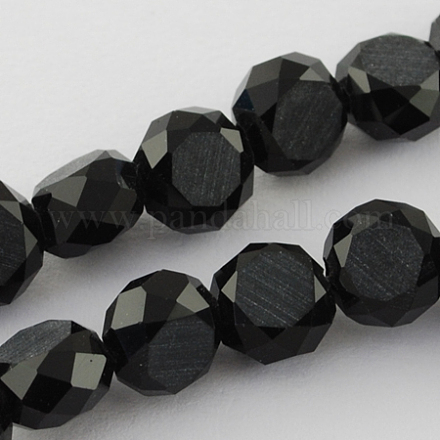 Chapelets de perles en verre mate FGLA-R038-6mm-04-1