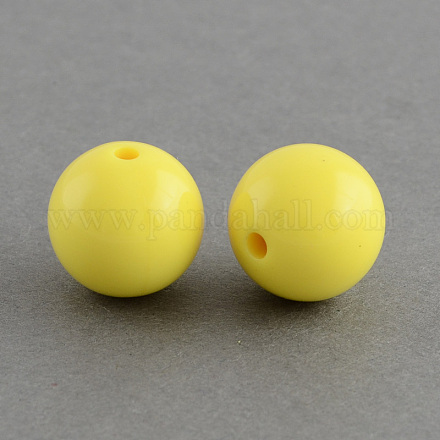 Chunky Bubblegum Round Acrylic Beads SACR-S044-12mm-06-1