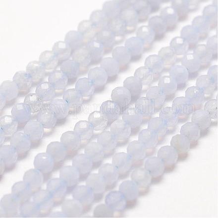 Natural Blue Lace Agate Bead Strands G-G663-08-3mm-1