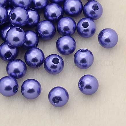 Perles acryliques de perles d'imitation PL607-07-1