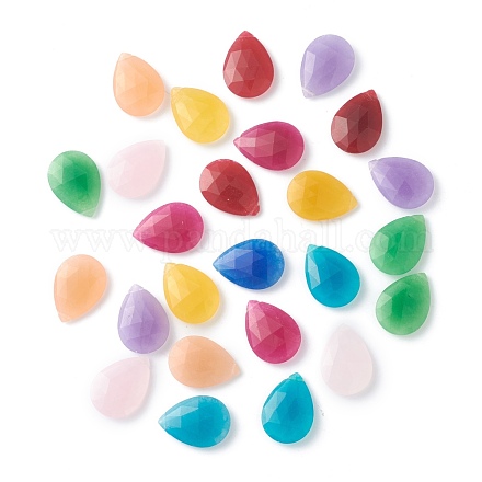 Tinti perle di giada naturale G-B009-16-1