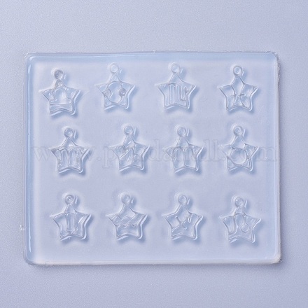 Moldes colgantes de silicona X-DIY-L026-085-1