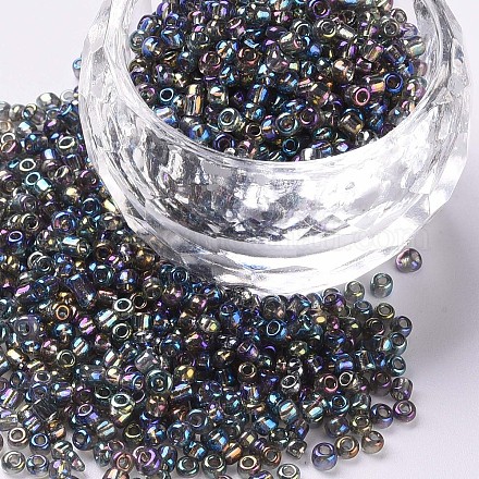 Perles de rocaille en verre rondes SEED-A007-2mm-172-1