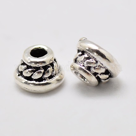 Accessoires de bijoux vintage cônes de perles argent pur de Thaïlande  STER-L008-B-154-1