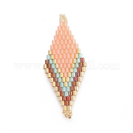 MIYUKI & TOHO Handmade Japanese Seed Beads Links SEED-E004-O08-1