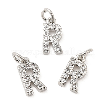 Латунь микро проложит класс Aaa кубического циркония подвески ZIRC-P067-11P-R-NR-1